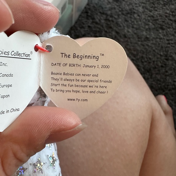 ‘The Beginning’ Beanie Baby Bear - Picture 3 of 3